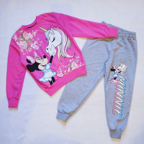Костюм спорт Malibu2 (4-12) 25888 pink-l.grey (деми) Malibu2 25888 pink-l.grey