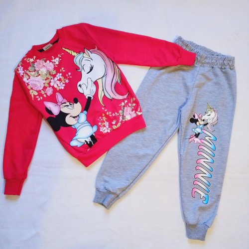 Костюм спорт Malibu2 (4-12) 25888 fuchsia-l.grey (деми) Malibu2 25888 fuchsia-l.grey