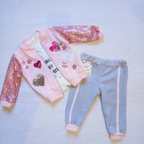 Костюм спорт Malibu2 (0.6-2) 50083 pink (деми) Malibu2 50083 pink