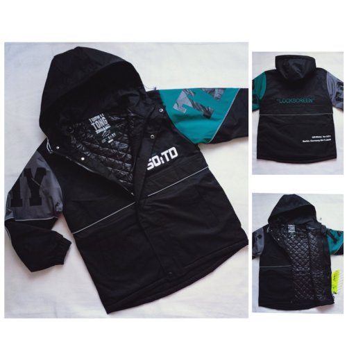 Куртка Malibu2 (11-14) 2175 black (деми) Malibu2 2175 black