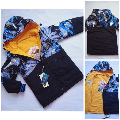 Куртка Malibu2 (134-158) 2201 black (деми) Malibu2 2201 black