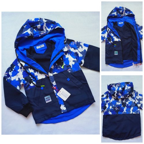 Ветровка Malibu2 (110-134) 5551 navu-blue (деми) Malibu2 5551 navu-blue