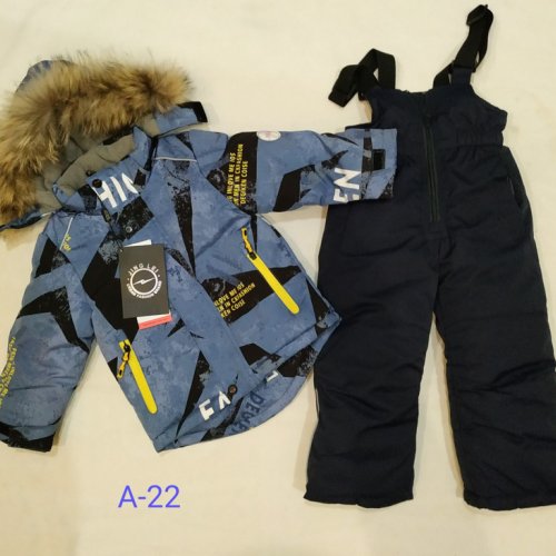 Костюм Malibu2 (80-104) A22 black-blue (зима) Malibu2 A22 black-blue