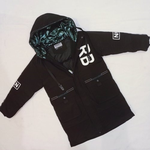Куртка Malibu2 (11-14) 2210 black-d.green (зима) Malibu2 2210 black-d.green