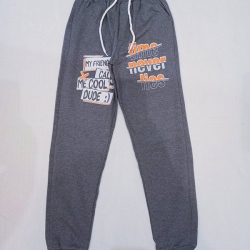 Штаны спорт Malibu2 (13-16) A017 grey (деми) Malibu2 A017 grey