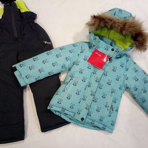 Костюм Malibu2 (92-116) Y01 black-l.blue (зима) Malibu2 Y01 black-l.blue