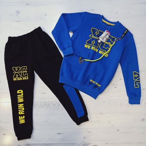 Костюм спорт Malibu2 (9-12) 3297 blue-black (зима) Malibu2 3297 blue-black