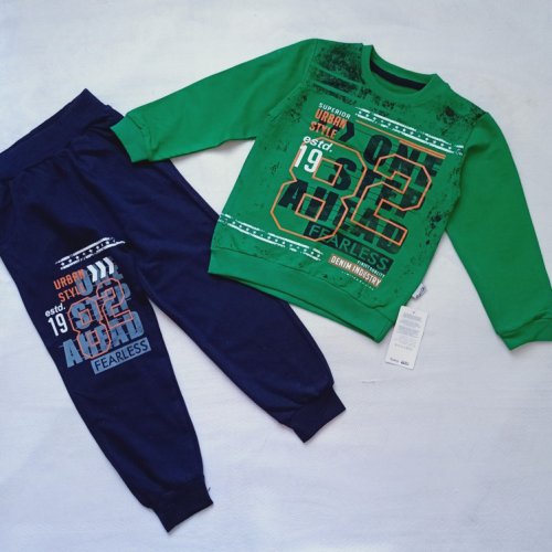 Костюм спорт Malibu2 (5-8) 2009 green-navy (деми) Malibu2 2009 green-navy