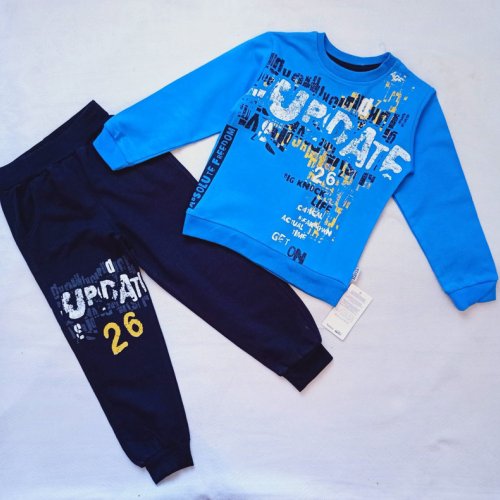 Костюм спорт Malibu2 (5-8) 2009-1 l.blue-navy (деми) Malibu2 2009-1 l.blue-navy