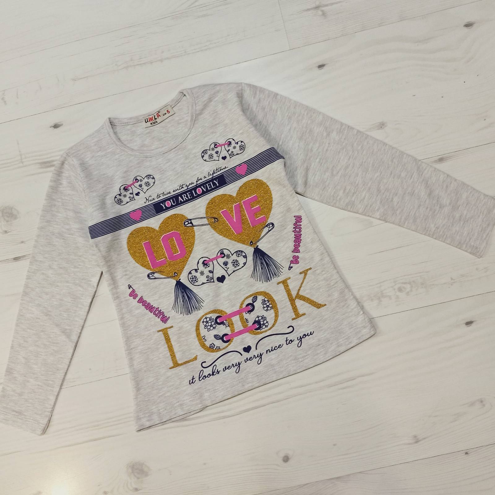 Свитер Malibu2 (2-5) 74 grey (деми)