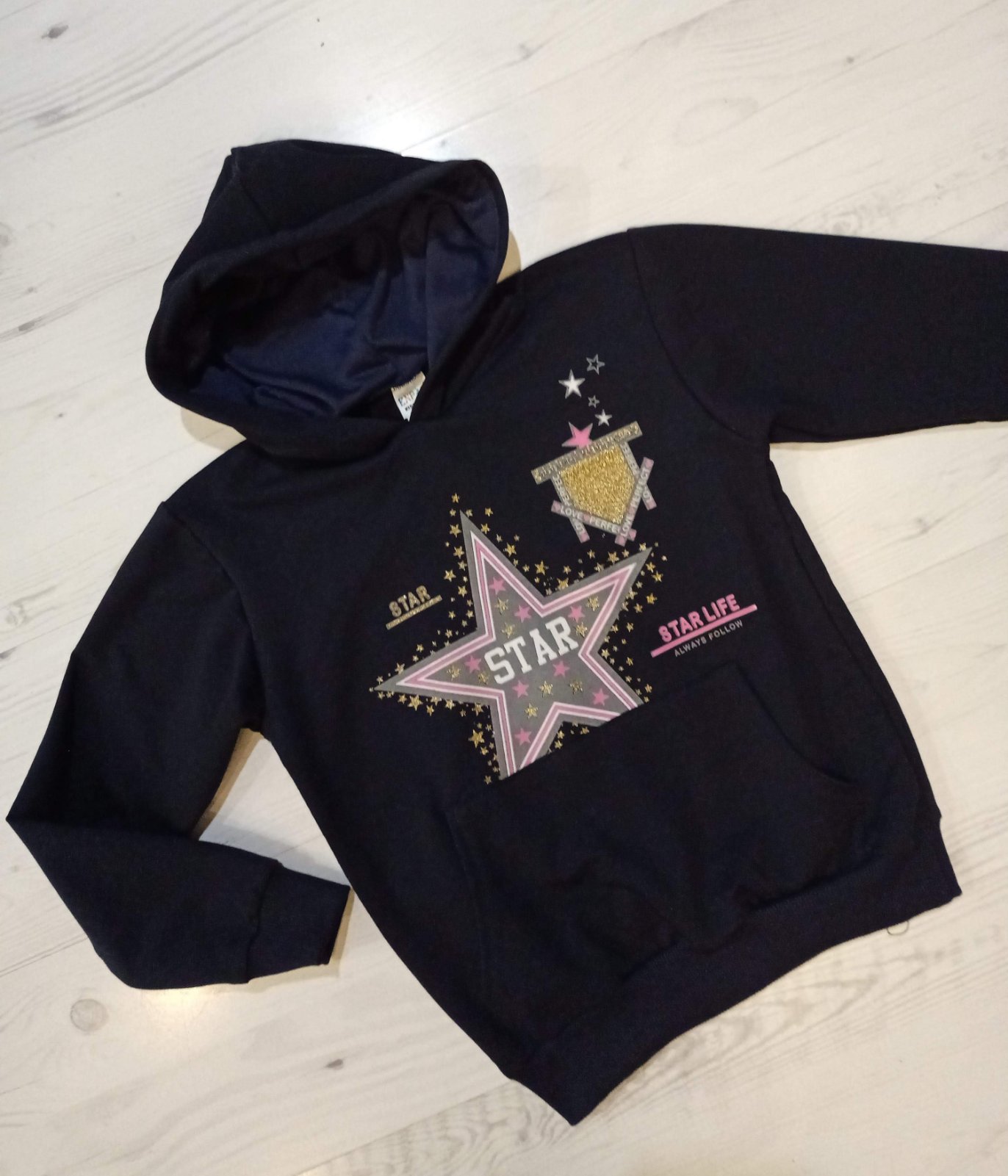 Худи Malibu2 (9-13) 12745 black (зима)