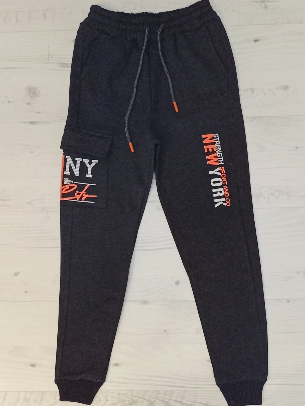 Штаны спорт Malibu2 (13-16) ML10 grey (зима)