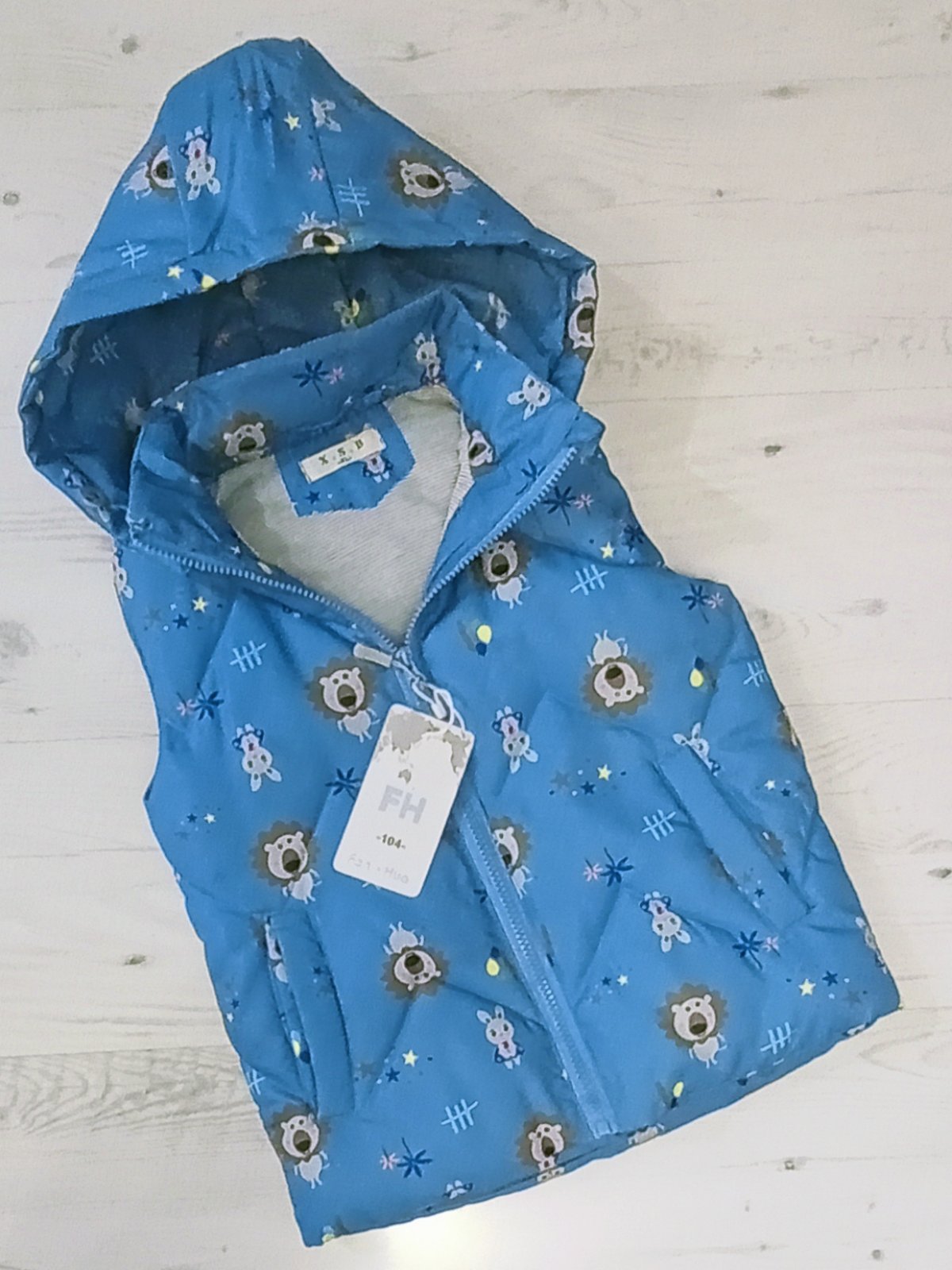 Жилетка Malibu2 (98-122) ML16 l.blue (деми)