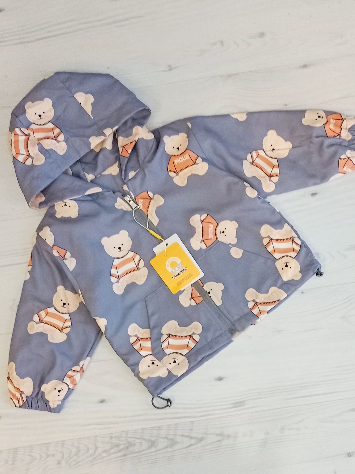 Ветровка Malibu2 (2-6) ML21 grey (деми)