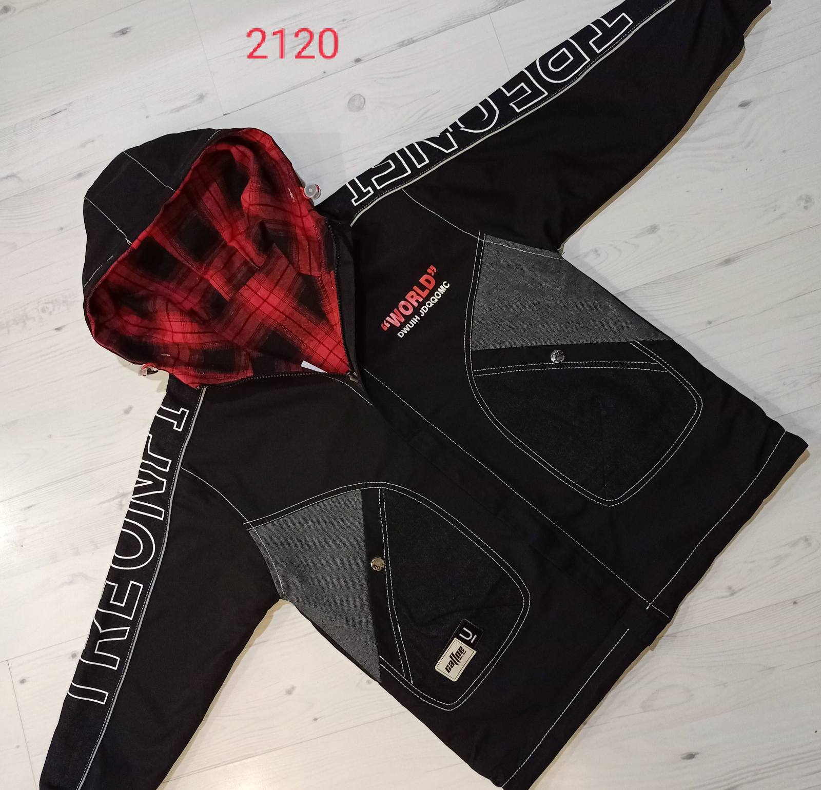 Куртка Malibu2 (150-170) 2120 black-grey (деми)