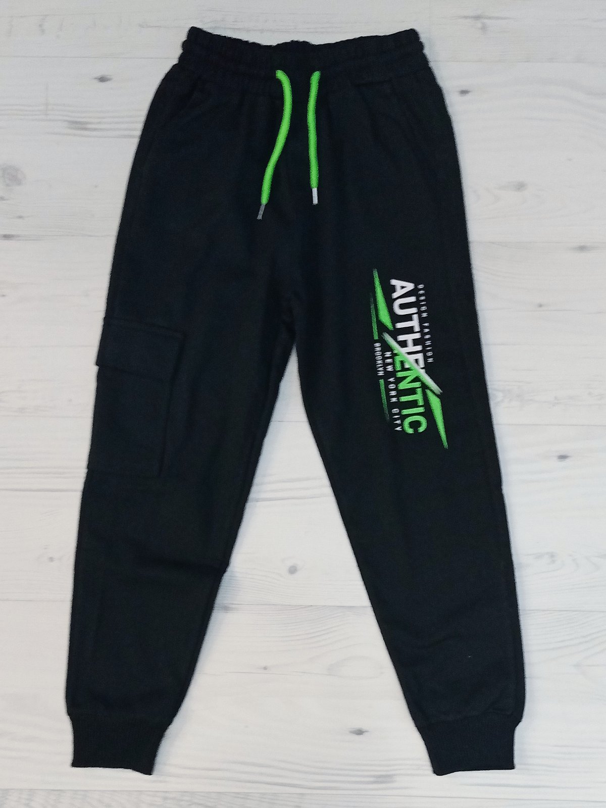 Штаны спорт Malibu2 (9-12) ML40 black (деми)