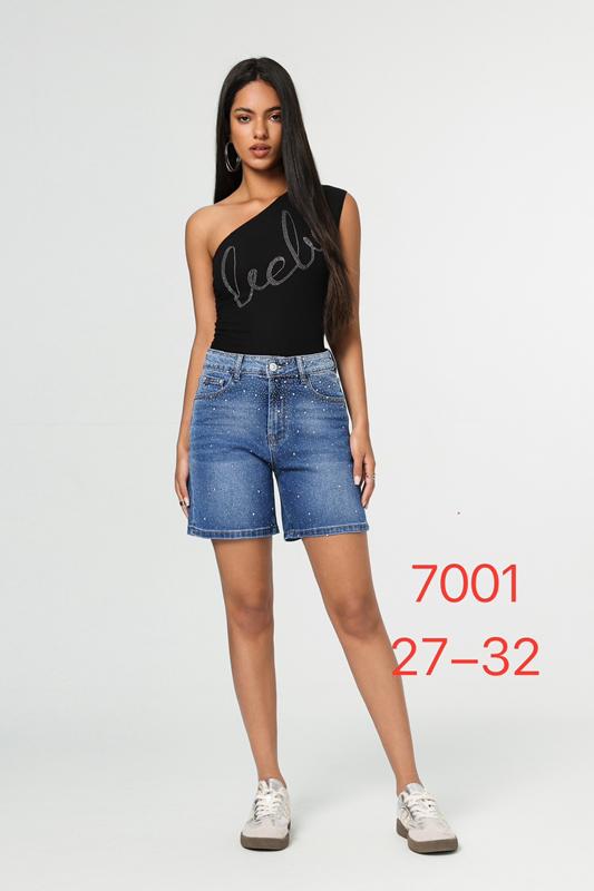 Шорты NewJeans (27-32) 7001 blue (лето)