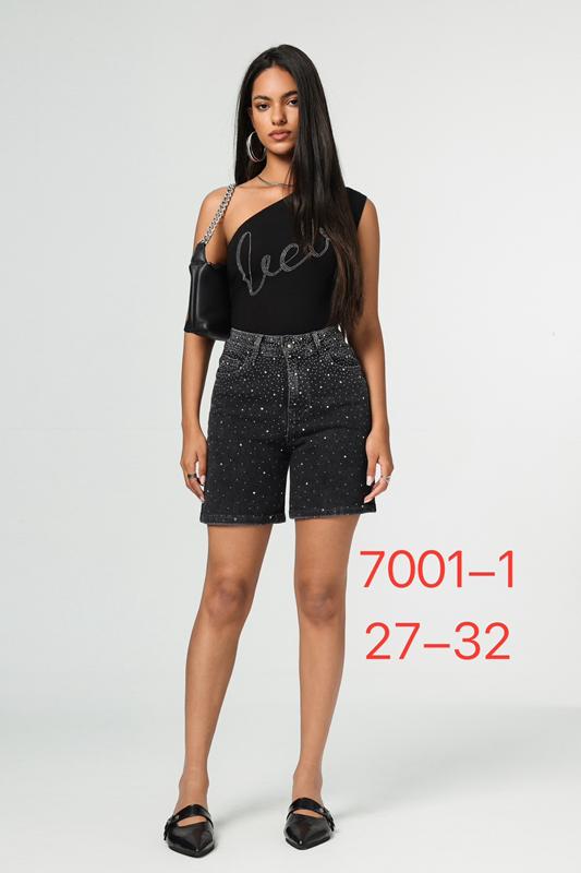 Шорты NewJeans (27-32) 7001-1 black (лето)