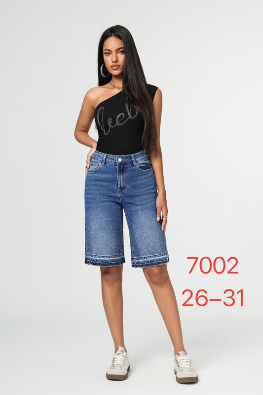 Шорты NewJeans (26-31) 7002 l.blue (лето)