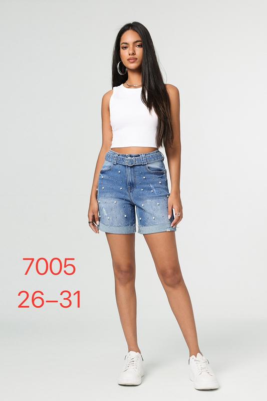 Шорты NewJeans (26-31) 7005 l.blue (лето)