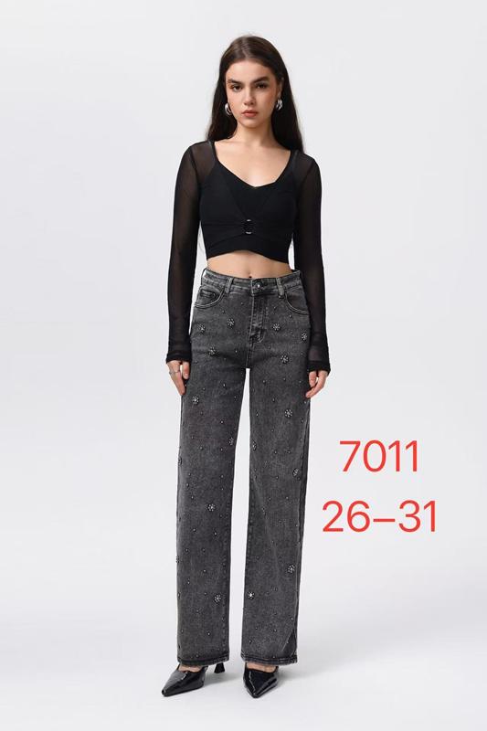 Джинсы NewJeans (26-31) 7011 black (деми)