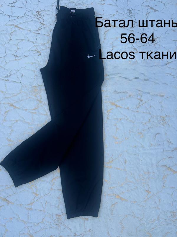 Штаны спорт Lina (56-64) L111 black (деми)