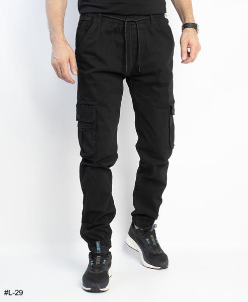 Джоггеры Basanjiu (29-38) L29 black (деми)