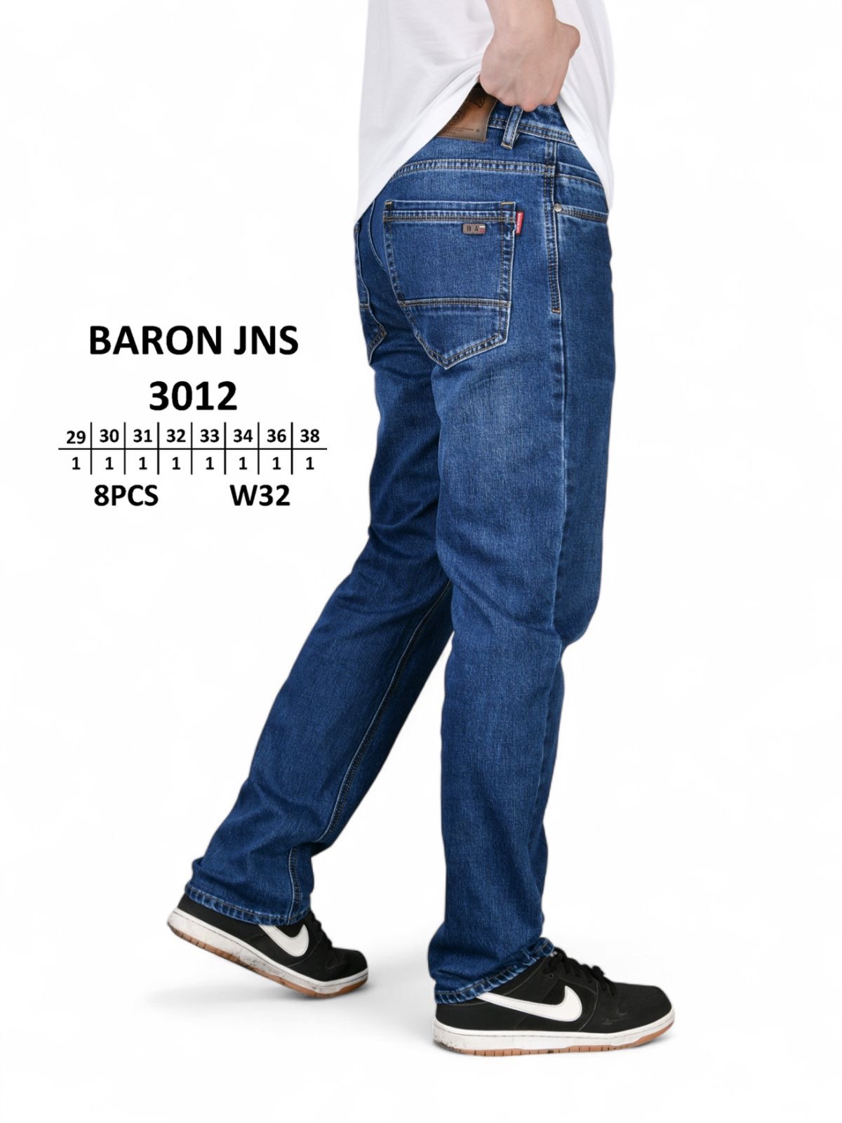 Джинсы God Baron (29-38) 3012 blue (деми)