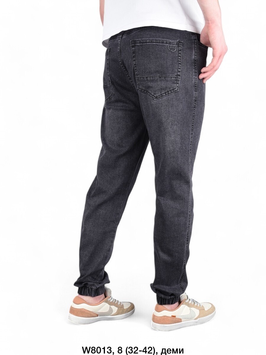 Джинсы God Baron (32-42) W8013 black (деми)