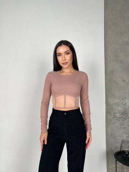 Топ Arina (42-46) 1448 beige (деми)