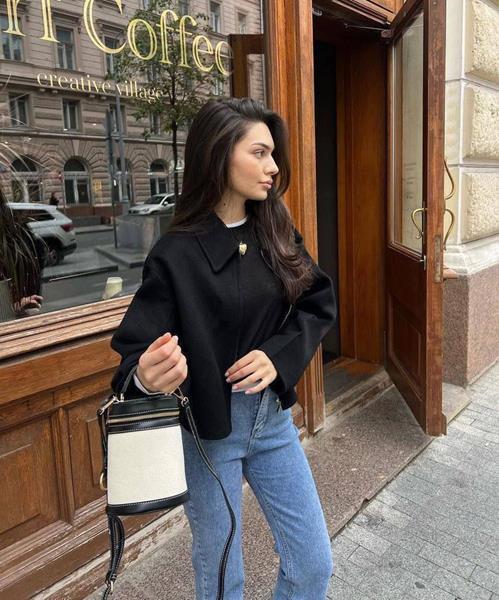 Пиджак Arina (42-52) 1528 black (деми)