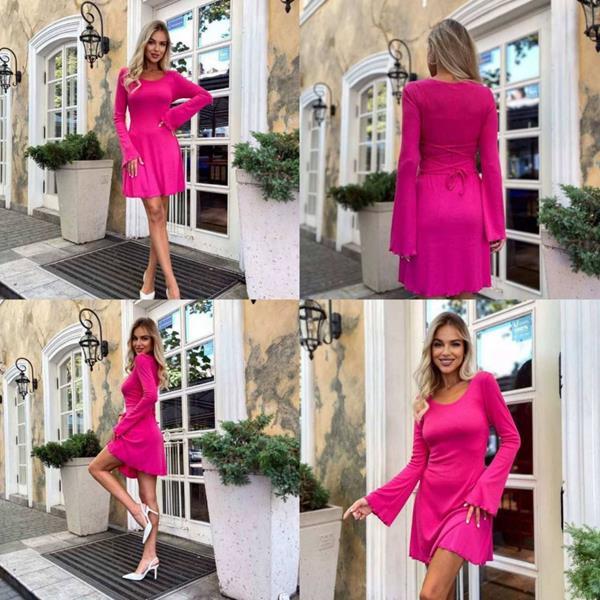 Платье Arina (42-48) 3056 crimson (деми)