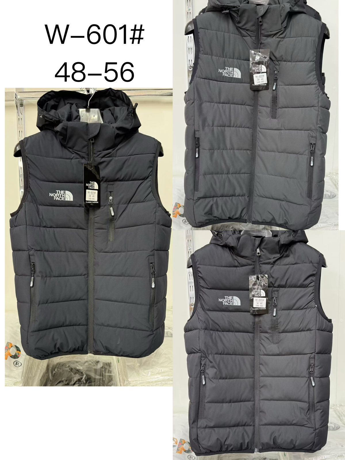 Жилетка LeHung (48-56) W601 black (деми)