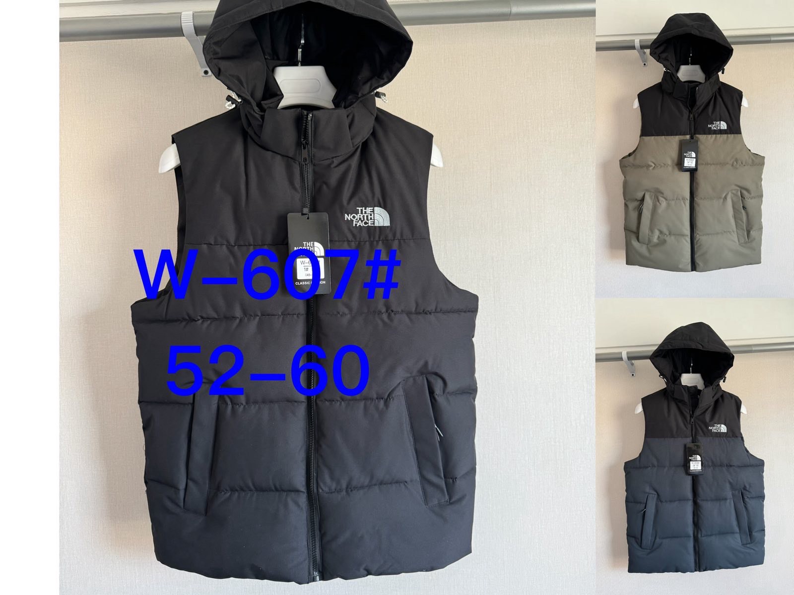 Жилетка LeHung (52-60) W607 khaki (деми)