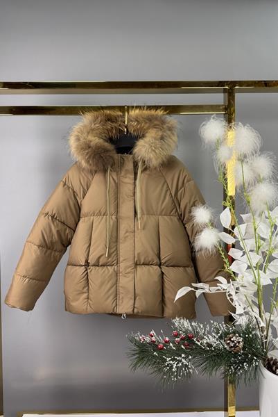 Куртка Delfinka (128-152) 58671 brown (зима)