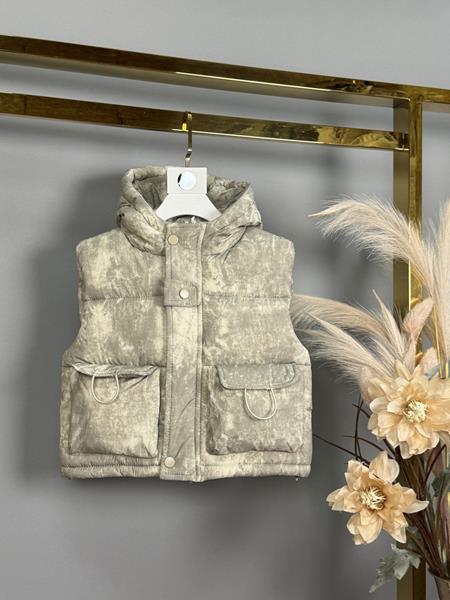 Жилетка Delfinka (90-130) 8160 beige (деми)