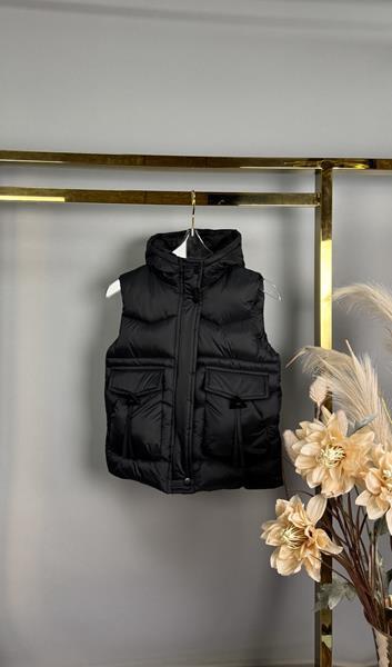 Жилетка Delfinka (116-140) 8169 black (деми)