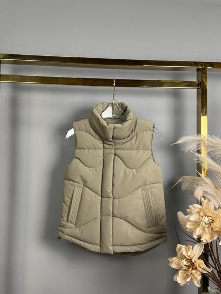 Жилетка Delfinka (122-146) L118 beige (деми)