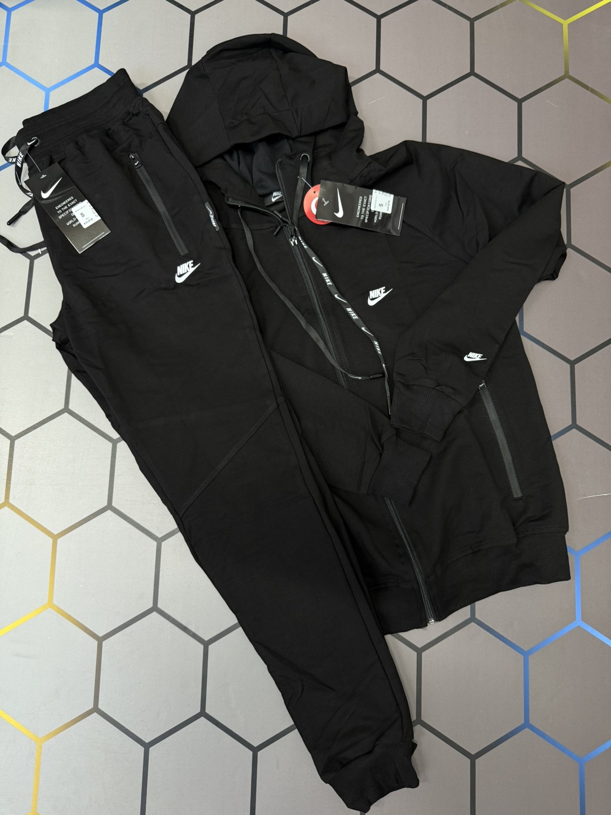 Костюм спорт Alex Clothes (S-2XL) 4717 black (деми)