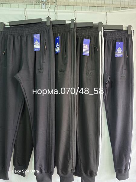 Штаны спорт Faraon (48-58) 070 black-white (деми)