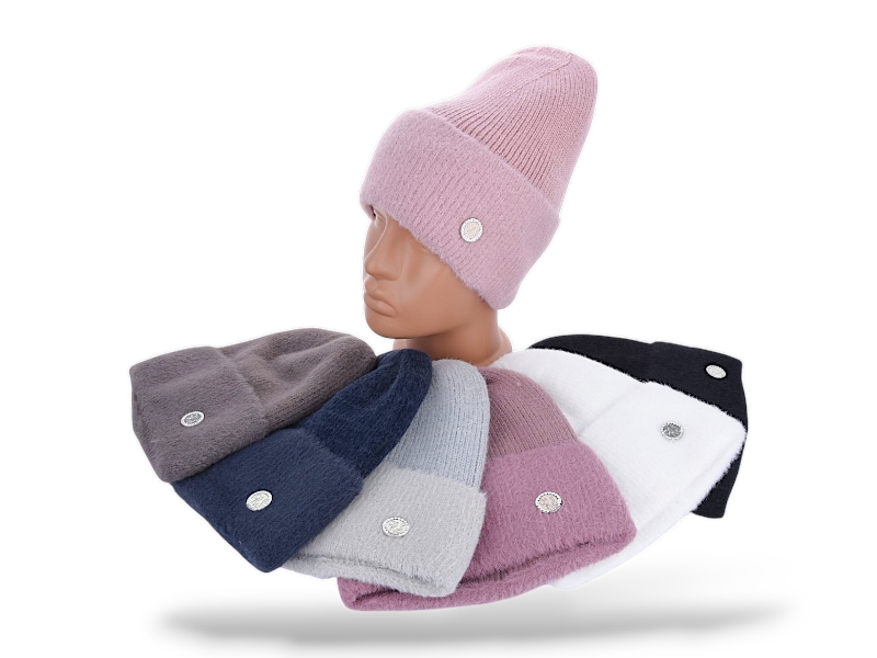 Шапка КОРОЛЕВА (one size) 9-27 mix (зима)