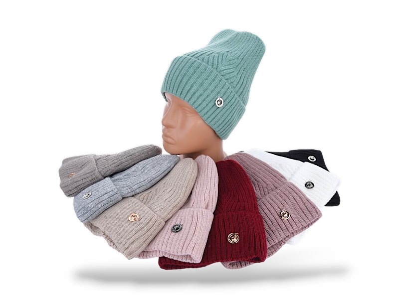 Шапка КОРОЛЕВА (one size) 9-28 mix (зима)