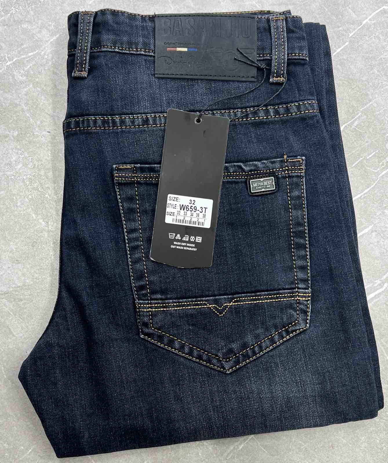 Джинсы God Baron (29-38) W659-3T blue (деми)