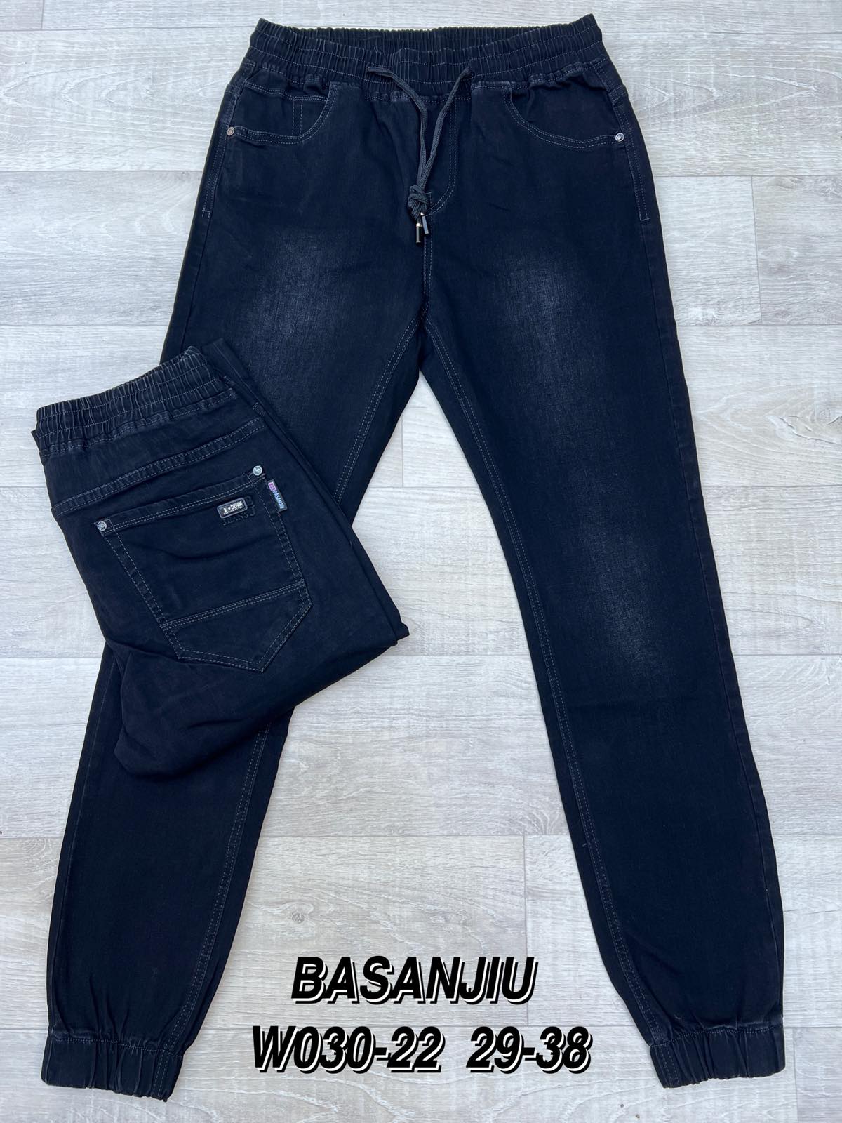 Джинсы God Baron (29-38) W030-22 blue (деми)