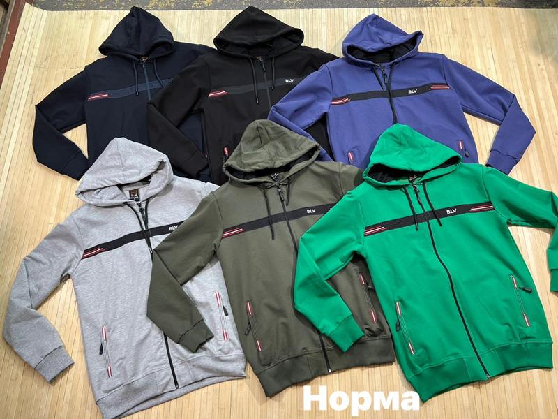 Кофта спорт Navas (M-2XL) NV506 green (деми)