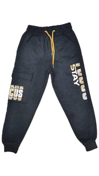 Штаны спорт Malibu2 (9-12) 5083-1 d.grey (деми)