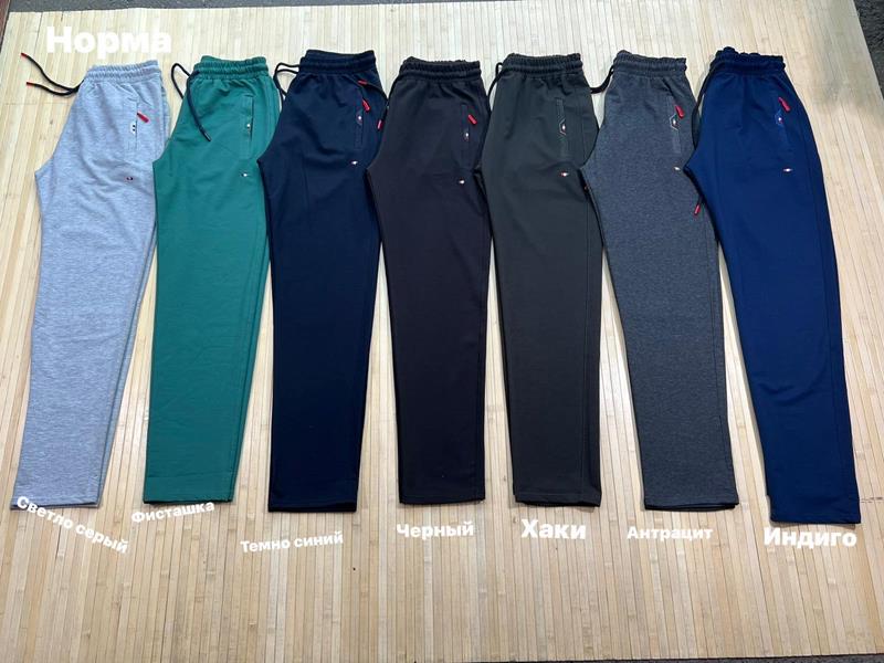 Штаны спорт Navas (XL-3XL) NV717 blue (деми)