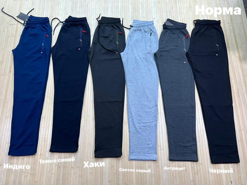 Штаны спорт Navas (XL-3XL) NV721 l.grey (деми)