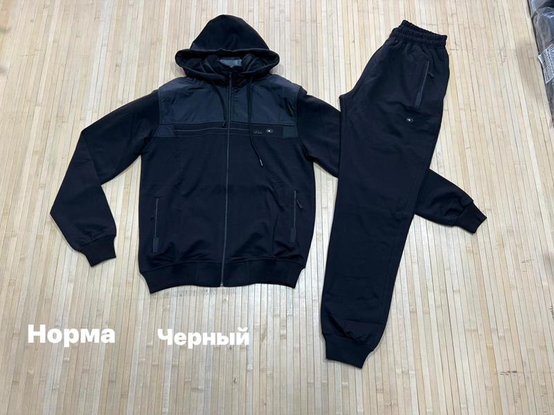 Костюм спорт Navas (M-2XL) NV755 black (деми)