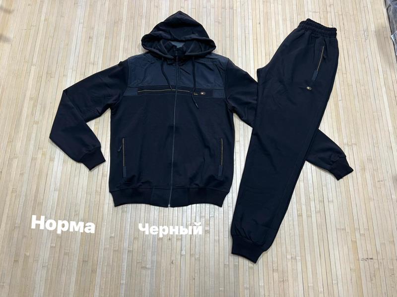 Костюм спорт Navas (M-2XL) NV758 black (деми)